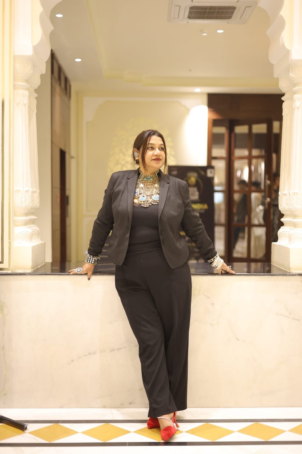 Neelam Roy as Beauty Pageant Jury